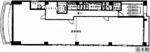 由武（ヨシタケ）ビル基準階間取り図