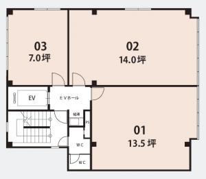 第１マイダビル基準階間取り図