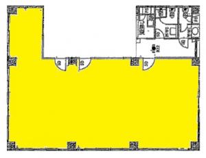 ＫＣ新大阪ビル基準階間取り図