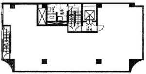 ホーククレセント第2ビル基準階図面