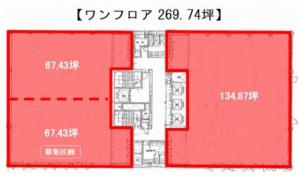 ＯＮＥＳＴ新大阪スクエアビル基準階図面