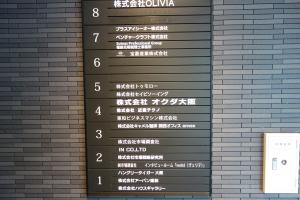 ＰＡＸ本町ビルテナント板