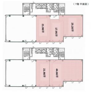 ＫＳ大阪江戸堀ビル７階間取り図