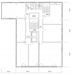 西村ビル（ＮＩＳＨＩＭＵＲＡ　ＢＬＤＧ）基準階間取り図