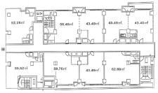 ロイヤル磯上基準階間取り図