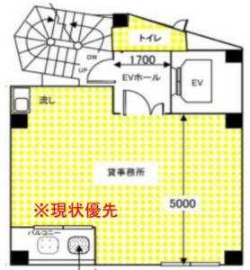 松和京橋第5ビル基準階図面