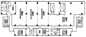 リージェンシープラザ基準階間取り図