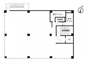 ナリコマＨＤ新大阪ビル基準階間取り図