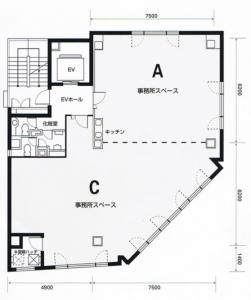 東洋ビル基準階間取り図