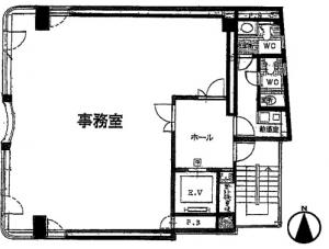 阿波座ＫＤオフィスビル基準階図面