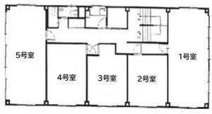 中田東海ビル基準階図面