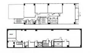 ＡＸＩＳ谷町ビル基準階間取り図