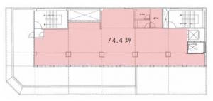 セントピア大阪ビル８階間取り図