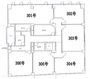 第１スエヒロビル３階間取り図