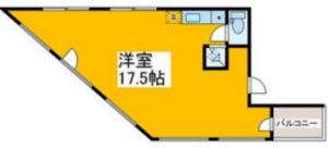 バルコーネ内久宝寺基準階図面