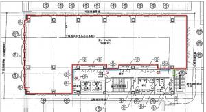 （仮称）キャロットホールディングス本社ビル基準階図面