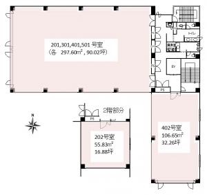 ＳＮビル基準階間取り図