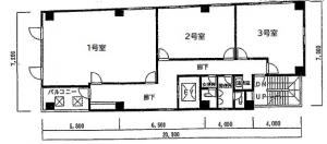 大宗ビル基準階図面