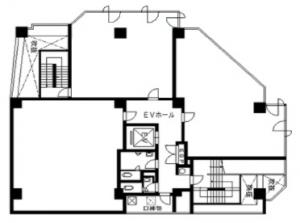 ＮＬＣ新大阪６号館基準階間取り図