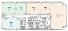 ＡＲＣＡ梅田ビル（アルカウメダビル）基準階間取り図