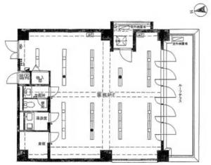 オーセンティック淀屋橋基準階図面