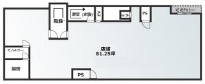 ＯＳＡＫＡ心斎橋ＢＵＩＬＤＩＮＧ基準階間取り図