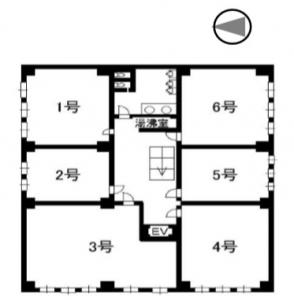 第３新興ビル基準階間取り図