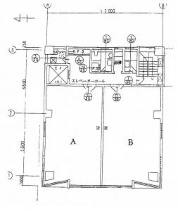 ＩＢセンター（アイビィセンター）ビル基準階間取り図