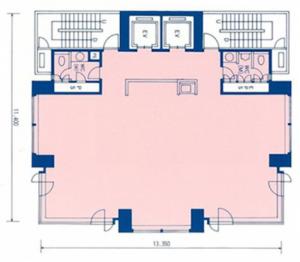 アクアタワービル基準階間取り図