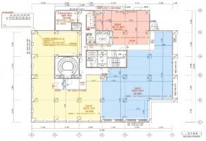 朝日プラザ梅田２階間取り図