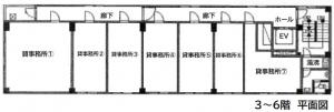 日宝南森町ビル基準階図面