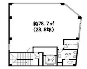 レオイアビル基準階間取り図