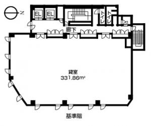 アーバネックス淡路町ビル基準階図面
