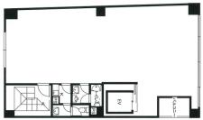 WEST本町ビル基準階図面