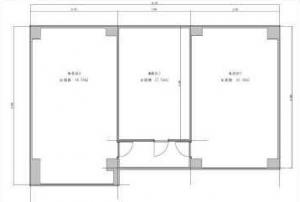 小谷ビル別館基準階間取り図