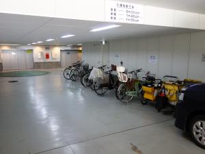 ナカイ農人橋ビル駐輪スペース