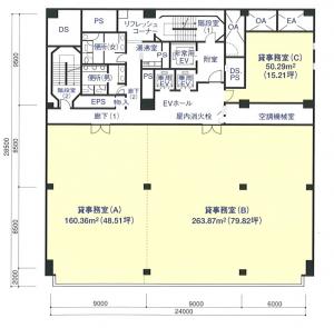 南船場ユーズビル間取り図