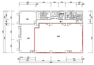 ２１センチュリービル４階間取り図