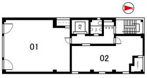 マックスビル基準階間取り図