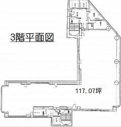 桜橋プラザビル基準階間取り図