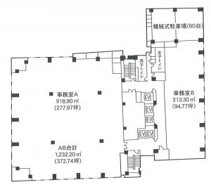 ＮＲＥＧ御堂筋ビル間取り図