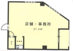 Ｃａｓａ内本町ビル間取り図