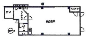 クリオ平野町ビル基準階間取り図