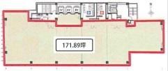 御堂筋本町アーバンビル基準階間取り図