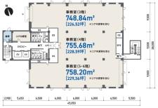 A－PLACE青山基準階図面