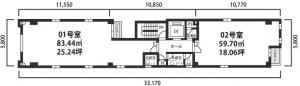 米澤船場ビル基準階図面