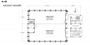 アクア堂島東館ビル間取り図