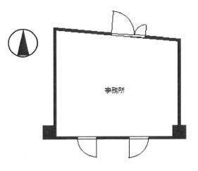 島田ビル基準階間取り図