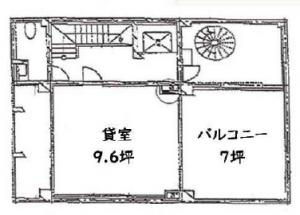 上汐Ｌｅｅｓビル（上汐リーズビル）基準階間取り図