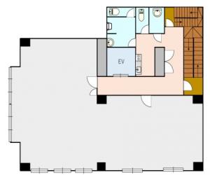 リーガル大阪ビル基準階図面